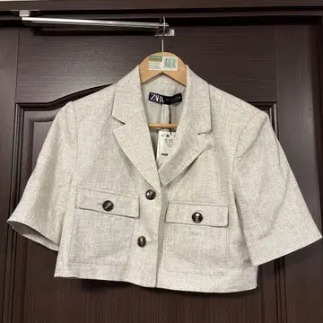 [미사용 새상품] ZARA 썸머 크롭 자켓