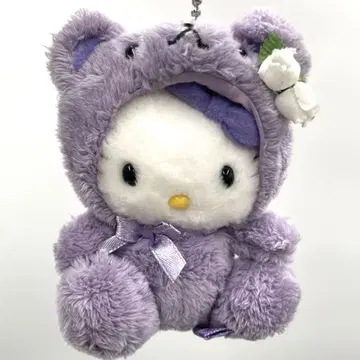레어 초레어 홋카이도 한정 라벤더 키티 인형옷 봉제 인형 당시 물건 곰