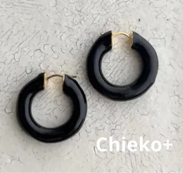 CHIEKO+ 치에코플러스 Bighooppierce 블랙