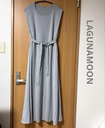 LAGUNAMOON 슬리브리스 롱 원피스
