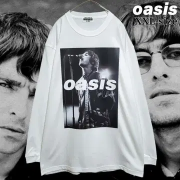 [새상품] OASIS LIAM GALLAGHER 롱 티셔츠 화이트 4