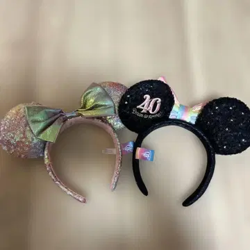 디즈니 머리띠 세트 40주년 기념