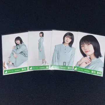 케야키자카46 후지요시 카린 가을 사복 코디네이트 의상 브로마이드 컴프