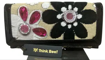 미사용 새상품 Think bee 라운드 지퍼 장지갑 마가렛 싱크비