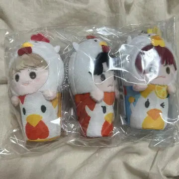 MGA 나리키리! 가라아게쿤 봉제 인형 키체인 3종 세트