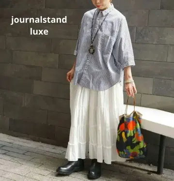 JOURNALSTANDARDLUXE/타입 크로스 드롭 셔츠