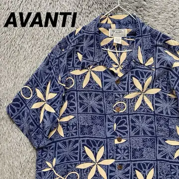 Avanti 알로하 셔츠 블루 하와이