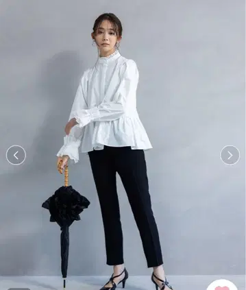아메노치하레 센터 프레스 팬츠 (Lily) 네이비 XS