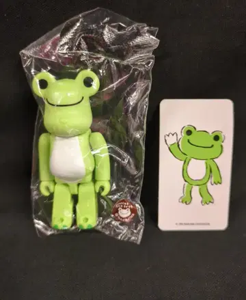 MEDICOMTOY 베어브릭 시리즈 46 ANIMAL '개구리 피클스'