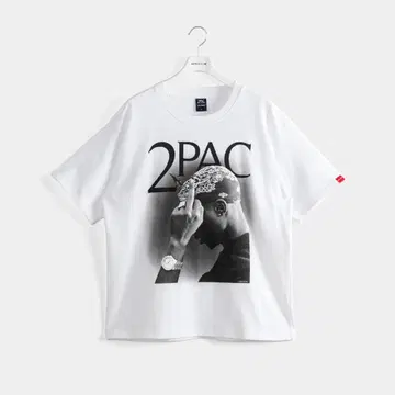 Applebum Tupac Monochrome 티셔츠 2XL 2pac