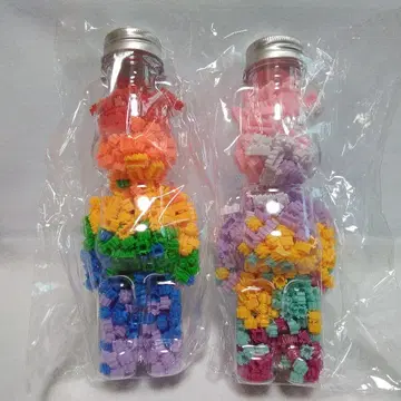 곰돌이 케이스 포함 컬러풀 블록 2종 세트