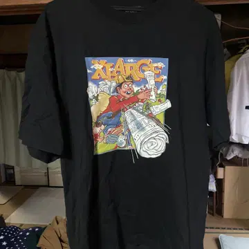 XLARGE 그래픽 티셔츠 L 사이즈 블랙