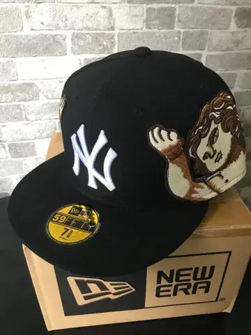 MLB 명문 NY 양키스 NEWERA 아티스트 콜라보 캡 5/8BK