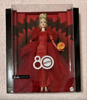 바비 Barbie 마텔 80주년 기념 기념일 인형 금발