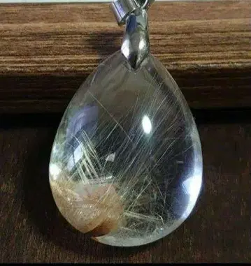 플래티넘 루틸 펜던트 탑