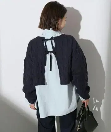 SLOBE IENA 네이비 가디건