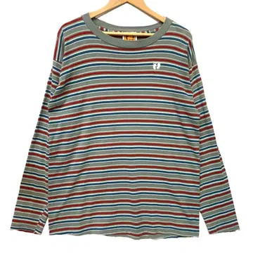 70~80년대 USA제 HANG TEN 스트라이프 긴팔 티셔츠 롱T