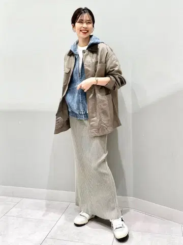 미사용 지유 커버올 자켓 유니섹스 XS