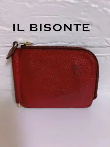 일비종떼 IL BISONTE 지갑 빨간색 레드 머니클립 남녀 공용