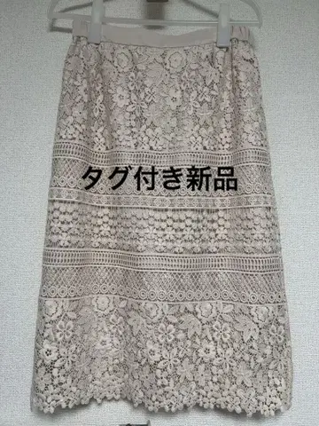 레이스 타이트 스커트