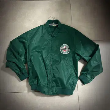 Heineken 그린 바시티 자켓