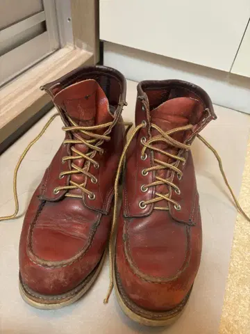 Red Wing 엔지니어 부츠 올 가죽