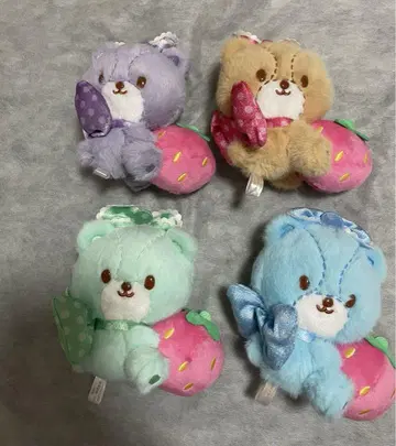 헬로키티 타이니 참 봉제 인형 마스코트 딸기
