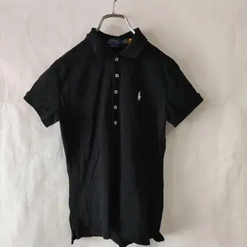 폴로 랄프 로렌 반팔 피케 셔츠 로고 폴로 셔츠 블랙 S