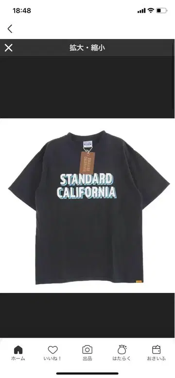 STANDARD CALIFORNIA 티셔츠 헤비 웨이트
