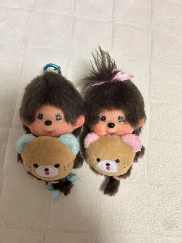 45주년 몬치치 얼굴 키체인 2개 세트