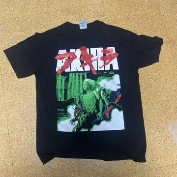 AKIRA 그래픽 티셔츠 블랙