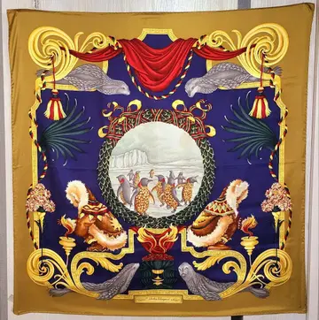 새상품급. 대형 페라가모 스카프 86 x 86cm