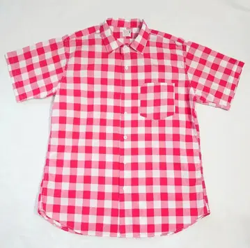 60s 블록 체크 빈티지 워크 셔츠 빈티지 블록 체크
