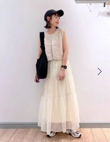 롱 스커트 페티코트 포함
