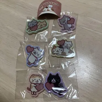 후쿠후쿠 냥코 아크릴 마그넷 가챠
