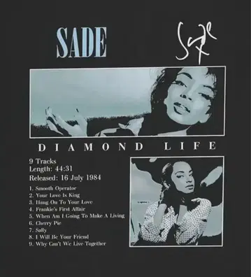 Sade 티셔츠 샤데 아두 재즈 서울 R&B