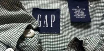 GAP 체크 무늬 긴팔 와이셔츠 S 사이즈
