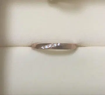 로즈 골드 다이아몬드 반지 아오야마 반돔