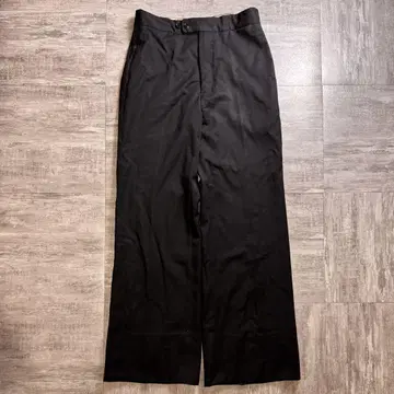 [ 90년대 ] USED 와이드 슬랙스 블랙 와이드 팬츠