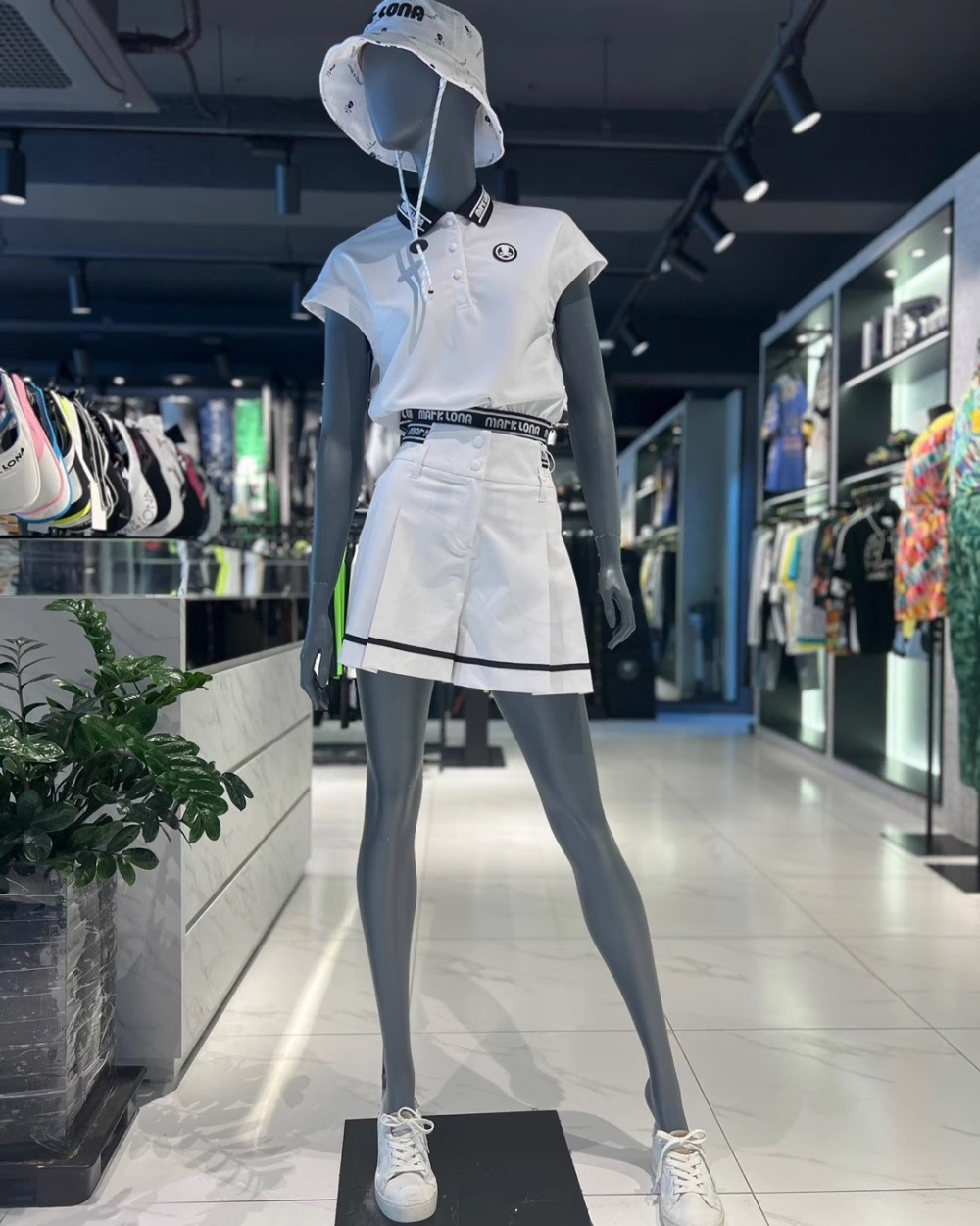 여성골프웨어 반팔티스커트 세트 2color 기능성 셋업 #무료배송
