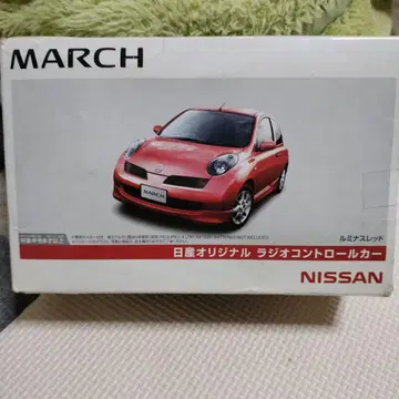 NISSAN MARCH 무선 조종 자동차 레드