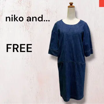 니코앤드 niko and - 데님 원피스 인디고 FREE