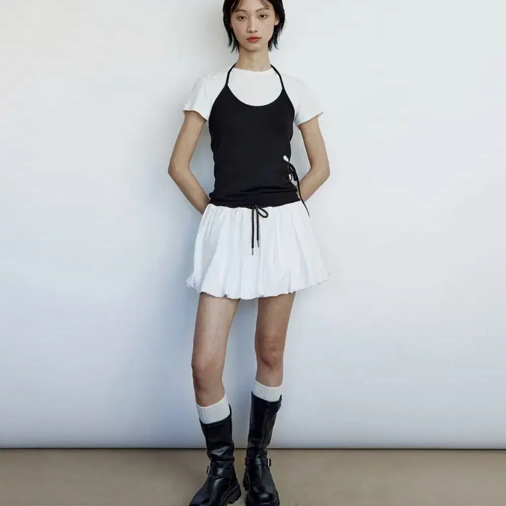 ◇ROUGHNECK◇ Long Cancan Skirt Black LONG CANCAN SKIRT BLACK - roughneck | 60% - Asian Fashion