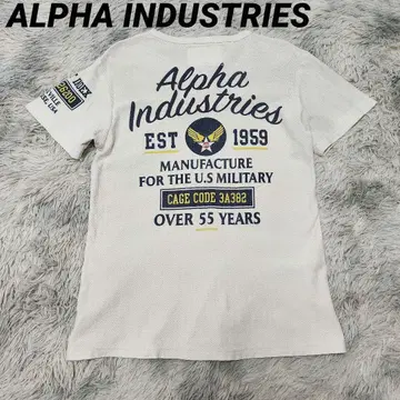 ALPHA INDUSTRIES 알파인더스트리 헤링본 T셔츠
