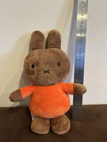 미피 봉제 인형 오렌지 약 30cm