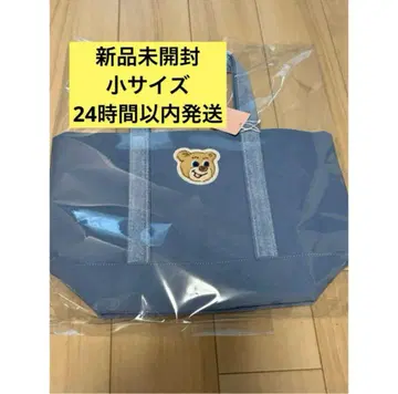 미개봉 새상품 러브라리 올드 테디베어 와펜 토트백 (소) 라이트 블루