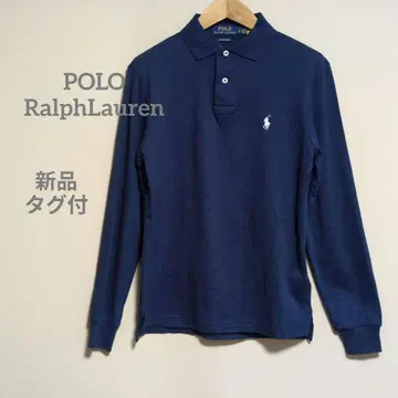 Ralph Lauren 긴팔 피케 셔츠 네이비 새상품