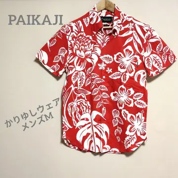 PAIKAJI 꽃무늬 카리유시 의류 M