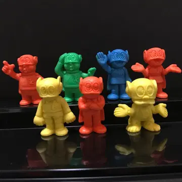 쇼와 레트로 파만 지우개 당시 물건 7개 세트