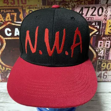 NWA N.W.A HIPHOP 캡 블랙 새상품